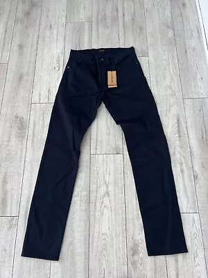 Bnwt Mens Jaeger Slim Fit Navy Jeans Size 30 Regular • £9.99