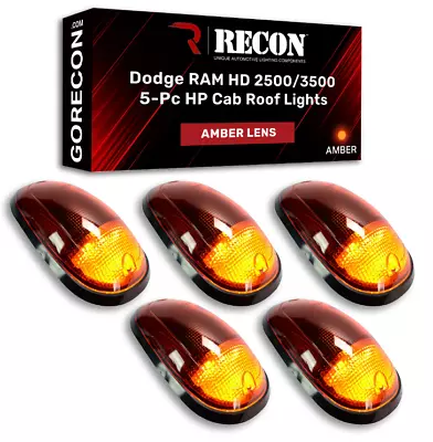 Recon Amber Lens LED Cab Roof Light Kit For 2003-2018 Dodge Ram 2500/3500 • $139.95