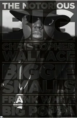 $10 • Buy NOTORIOUS BIG - BIGGIE SMALLS / CHRISTOPHER WALLACE - POSTER - 22 In X 34 In
