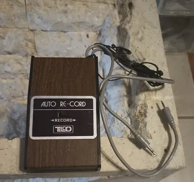 Rare Vintage Telco Auto Re-cord Voice Recorder Dictation Machine  • $89.10