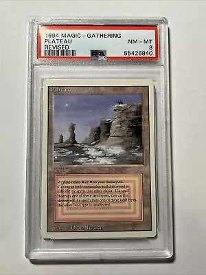 Plateau - 1994 Revised Magic: The Gathering MtG Vintage - NM-MT PSA 8 • $385