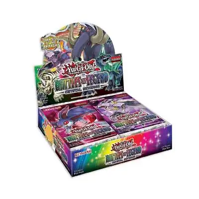 YuGiOh Battles Of Legend Crystal Revenge : Booster Box Of 24 Packs : 1st Edition • £53.50