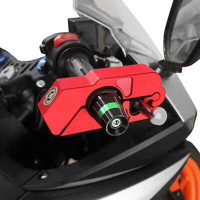Anti-Theft Lock Grip Bike Motorcycle Handlebar Brake Security Lock Accessories • $19.99