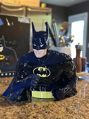 Rare Vintage 2000 Warner Brothers DC Batman Cookie Jar • $150