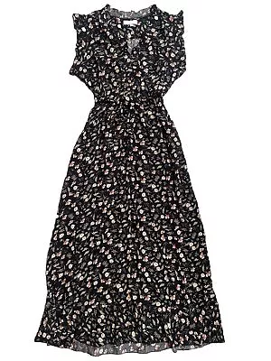 Frankie & Co Brooklyn Black And Multi Maxi Dress 16 New Without Tags • $25