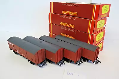 OO Gauge Hornby R234 Railfreight Brown VDA Rake Of 4 Boxed Lot 1 • £48