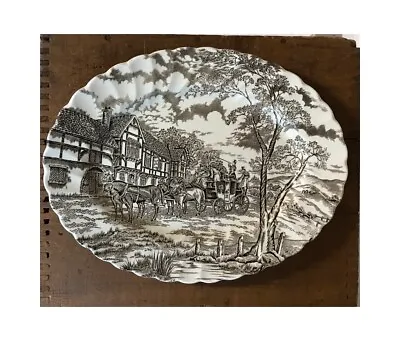 Myott Royal Mail Fine Staffordshire Ironstone Serving Platter 12  • $22