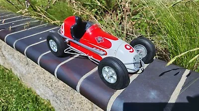 Vintage Custom  Built  1 Of 1   Midget Race Car  14 Inches Long  Tether Like  Bc • $495