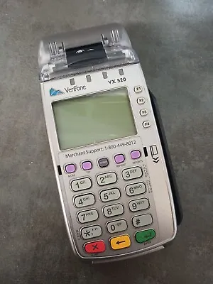 VeriFone VX520 Credit Card Chip Reader Terminal (No Power Cord Untested) • $12