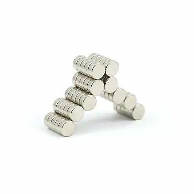 N52 5mm Dia X 2mm Strong Neodymium Disk Magnets Craft Fridge DIY MRO SMALL PACKS • £3.17