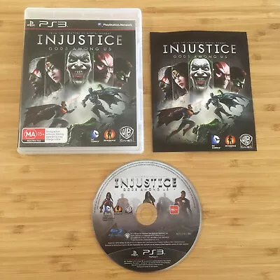 Injustice: Gods Among Us | Sony PS3 Game | Like New Disc | AU Seller | Free Post • $12.95