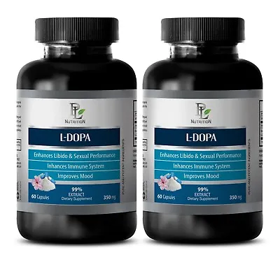 Mucuna Pruriens Capsules - L-DOPA 99% EXTRACT 350mg- Enhance Cognition 2 Bottles • $35.20