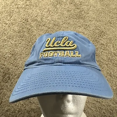 VTG Ucla Bruins Hat Cap Men’s Blue Adjustable Strap Spellout Football NCAA • $11