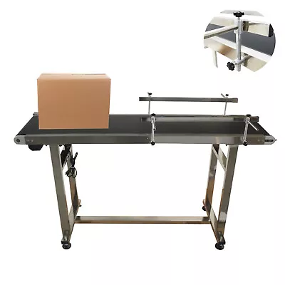 59 *11.8  110V 120W Electric PVC Conveyor With Double Guardrail Transport Tool • $598.78