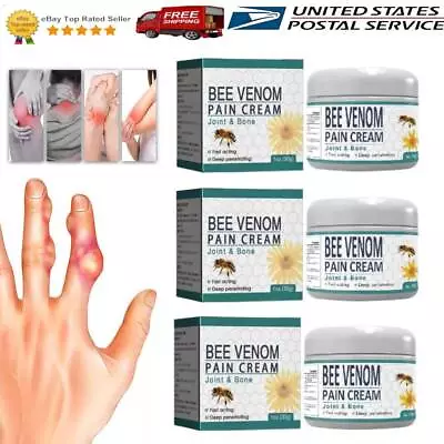 Bee Venom Pain Cream For Joint Bone Healing Arthritis Pain Relief Care Cream US • $12.99