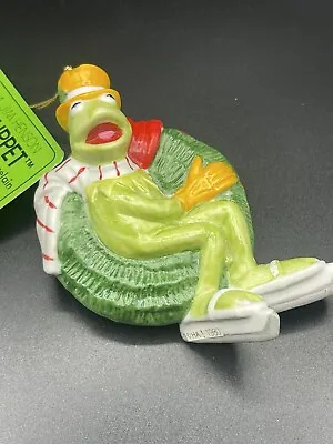 VINTAGE 1980's Jim Henson Muppets Kermit Or Miss Piggy Ceramic Ornaments Pick 1 • $19.99