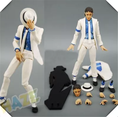 SHF Michael Jackson MJ Smooth Criminal Moonwalk Action Figure Box Set • $22.79