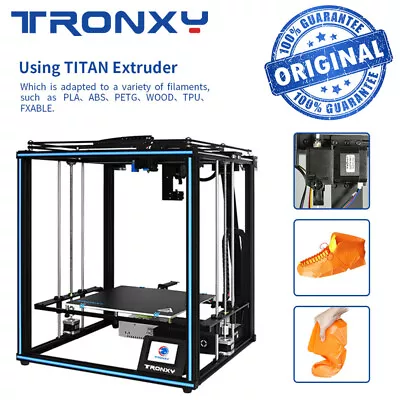 Original Tronxy 3D Printer Tronxy X5SA Pro Guide Rail Titan Extruder Big Printer • $559.99