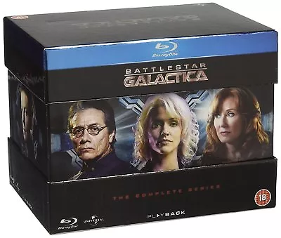 Battlestar Galactica Complete Series Collection Blu-ray 21 Disc Box Set Rb  New  • $109.98