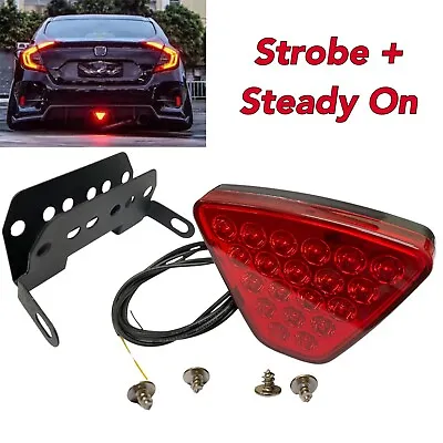Strobe Red 20 LED Lamp Triangle #C Rear Bumper Tail 3rd Brake Light MMS JP • $38.50