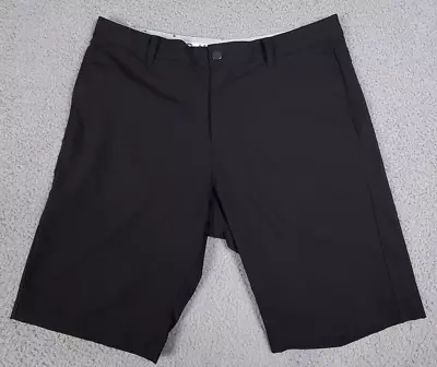 PUMA Performance Fit Mens Dry Cell Golf Shorts Black Flat Front Sz 34x10 NWOTS* • $29.66