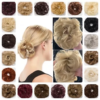 Koko Hair Bun Scrunchie Small Medium Messy Hairpiece Wrap Natural Style UNBOXED • £6.95