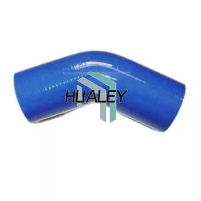 2.5  63mm 45 Degree Blue Elbow Turbo Intercooler Intake Silicone Coupler Hose • $8.89