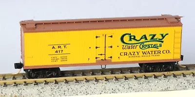 Crazy Water Crystals Mineral Wells Texas 40' Wood Reefer MTL#049 00 230 N Scale • $26.89