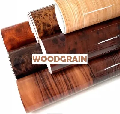 Gloss Woodgrain Birdseye Rosewood Oak Vinyl Car Wrap Sticker Decal Film Roll • $11.88