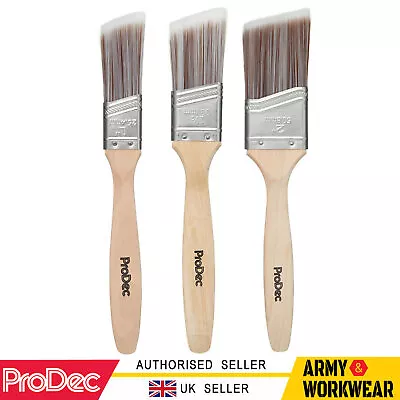 ProDec Premier Angled Cutting In Paint Brushes Superior Finish Soft  1 /1.5 /2  • £4.95