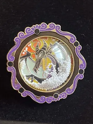 RARE Disney Pin Maleficent Dragon Snowglobe Bubble Villain  Evil LE 250 NOC NIP • $74.77