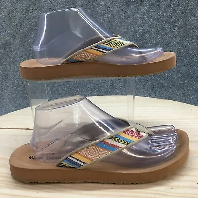 Minnetonka Sandals Womens 9 Hedy Flip Flop Thong Multicolor Flats Comfort 75000 • $19.19