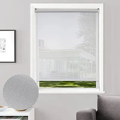 Solar Window Shades Light Filtering Roller Shades For Windows Privacy Protection • $34.81