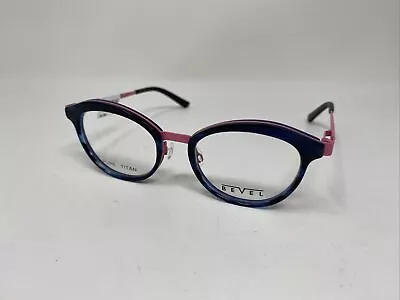 Bevel Pure Titan Eyeglass Japan 2539 Steph 20 Bpbh 47/19 Blue Pink Ai62 • $215