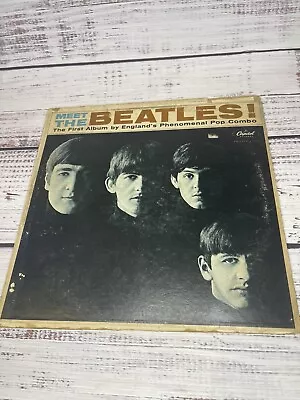 MEET THE BEATLES ORIGINAL LP CAPITOL T2047 COVER Record Vinyl • $19.99