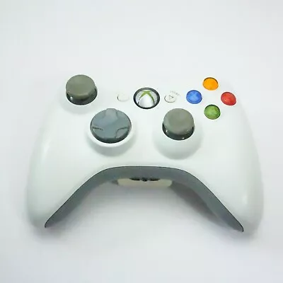NO BAT COVER- Official Microsoft Xbox 360  White Wireless Controller Genuine OEM • $14.95