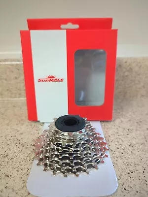 NEW SunRace Cassette CSR86 8-Speed 12-25T Silver Nickel-Plated Steel • $20