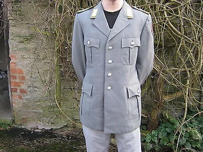 German Army Dress Jacket Uniform Parade Lined Grey Genuine Military Surplus • £11.99