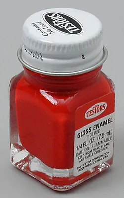 Testors 1/4oz Gloss Red Enamel Model Paint 1103T • $3.59
