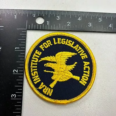 Vintage GUN RIGHTS Patch NRA INSTITUTE FOR LEGISLATIVE ACTION 42MS • $6.76