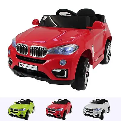 BMW X5 Style Kids Electric Ride On Car Cars Jeep 12V Battery Car Remote Control • £169.95