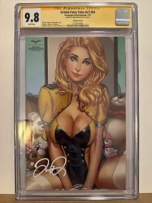 Grimm Fairy Tales #50 Mike Debalfo 2021 Diamond Silver Variant Cgc Ss 9.8 Le250 • $149.95