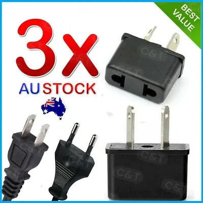$5.95 • Buy Usa Us Eu Adapter Plug To Au Aus Australia Travel Power Plug Convertor