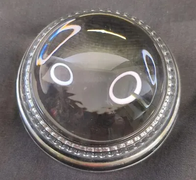 Jeannette Glass Co Magnifying Glass Paper Weight 3  Domed • $12.37