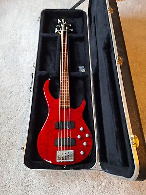Peavey Fury V 5-String Bass Guitar With Hard Shell Case • $234.50