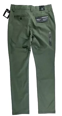 NWT $65 Men's O'Neill Green Modern Fit Hybrid Stretch Polyester Pants Sz. 30×32 • $29.99