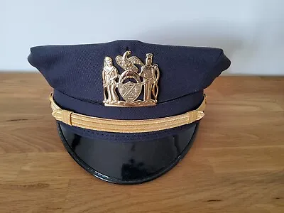 NYPD New York Sergeant POLICE HAT CAP VINTAGE EXCELLENT CONDITION  • $187.22