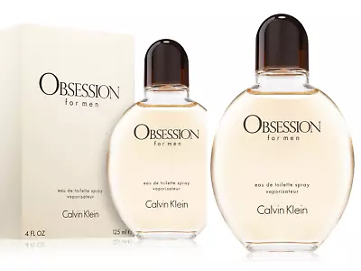 CALVIN KLEIN Obsession Eau De Toilette Spray Perfume Fragrance Sealed EDT 125ML • £25.88