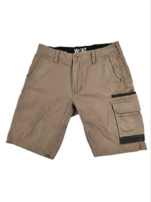 FXD WS-3 Cargo Shorts Men's Size 30 Beige Stretch Tradie Work Wear • $34.95