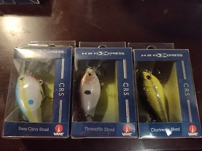 CRS Fishing Bait Lure 2'-5' Dep Sexy Citrus/Threadfin/Chartreuse SHAD H2O Xpress • $7.99